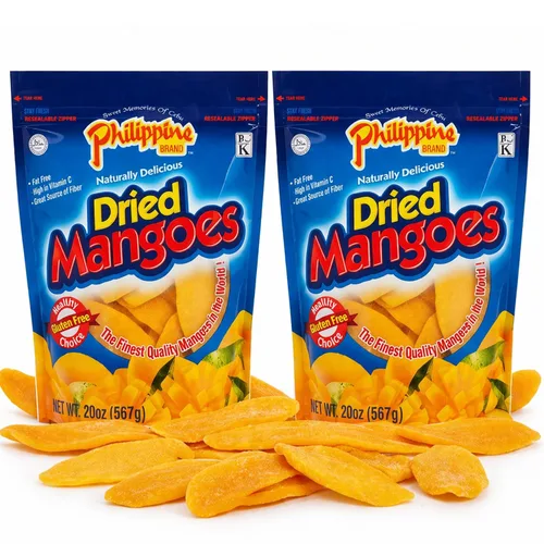 Vista 9 de Philippine Brand Mangos secos, 3.53oz (paquete de 2)