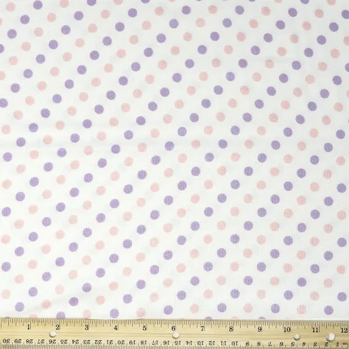 Vista 16 de Stitch & Sparkle Tela de rayón de bambú Algodón 42/44 Ancho, por The Yard, Polkadot