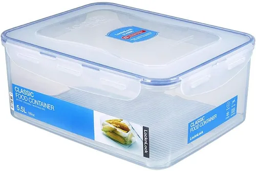 Vista 7 de LOCK & LOCK Easy Essentials - Tapas de almacenamiento de alimentos/recipientes herméticos, sin BPA, cuadrados, 20 oz para café, transparente