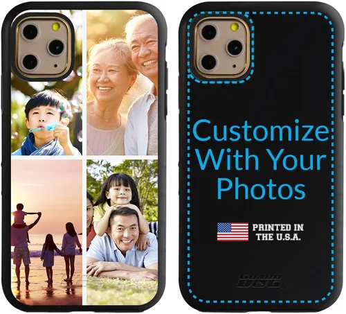 Vista 9 de Guard Dog Funda compatible con iPhone 11 Pro Max, grado militar, protección resistente de dos piezas, personalizada, fotos, seis marcos