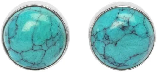 Vista 3 de Gemstone Stud Post Earrings, 925 Sterling Silver Gemstone Earring 6 MM Round Girl Women Gift
