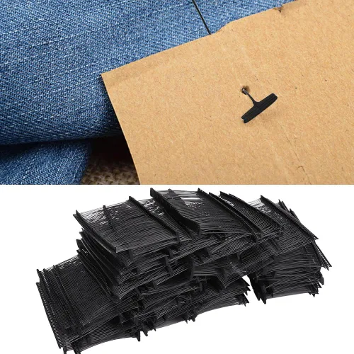 Vista 8 de 10000 Pieces Universal Durable PP Fabric Price Label Pin for Labor Gun Attachment, Black 15mm (50MM)