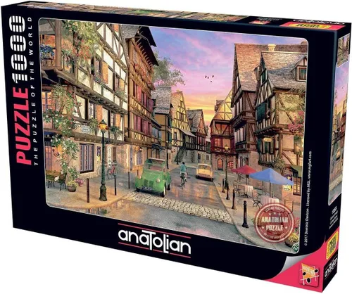 Vista 4 de Anatolian Puzzle - Café Montmartre, Rompecabezas de 1000 piezas, #1177
