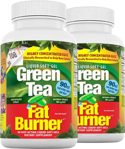 Vista 8 de Applied Nutrition Cápsulas blandas líquidas para quemador de grasa de té verde, 90