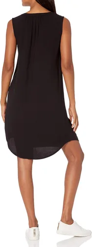 Vista 2 de Tienda Essentials - Vestido recto tejido sin mangas para mujer