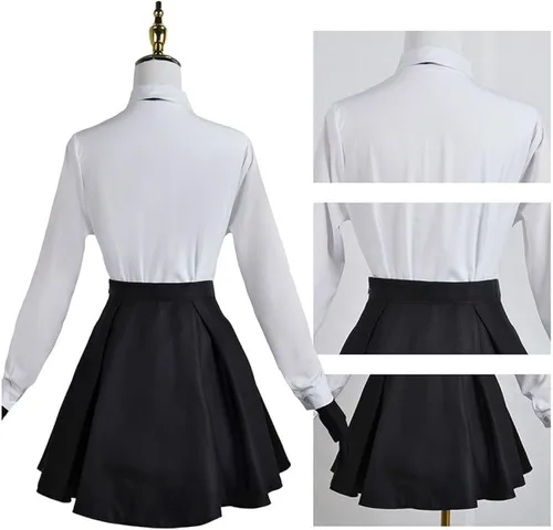 Vista 5 de Akiko Yosano - Disfraz de anime, uniforme completo para Halloween