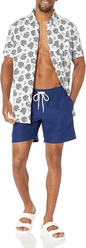 Vista 4 de Tienda Essentials - Traje de baño para hombre, secado rápido, de 7pulgadas