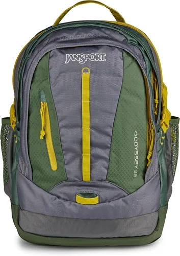Vista 7 de JanSport Mochila Odyssey, Negro, Tamaño único