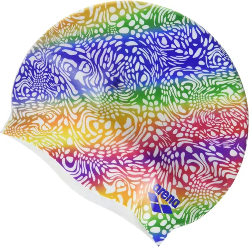 Vista 2 de Gorro de natación Arena HD unisex para adultos de silicona elástica para hombres y mujeres, equipo de natación para fitness, gorro de baño