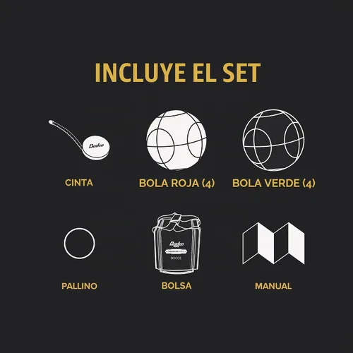Vista 4 de Baden Champions Bocce Ball Set