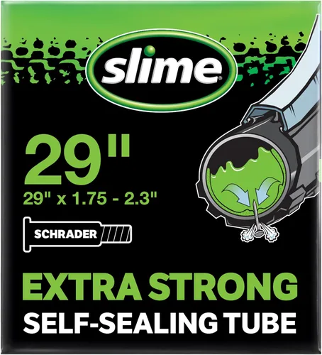 Vista 16 de Slime 30051 Tubo interior de bicicleta con sellador de pinchazos Slime extra fuerte, autosellante, evita y repara, válvula Schrader, 16 pulgadas x
