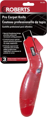 Vista 7 de Roberts Cuchillo profesional para alfombras (incluye 3 cuchillas)