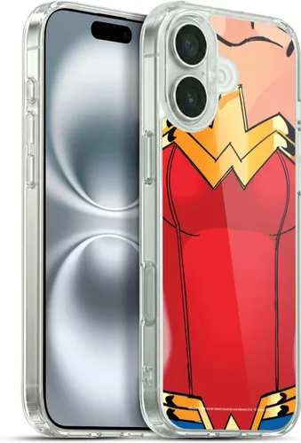 Vista 88 de Head Case Designs Funda de gel suave con licencia oficial de Wonder Woman DC Comics Classic Logos compatible con Apple iPhone 7 Plus/iPhone 8 Plus