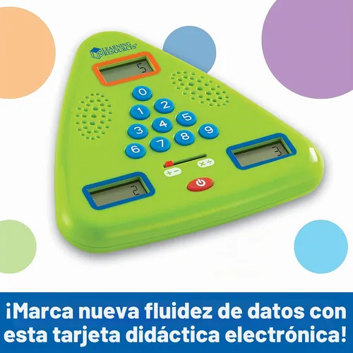 Vista 2 de Tarjeta electrónica de Learning Resources, un minuto de matemáticas