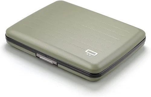 Vista 12 de Cartera de aluminio, gran capacidad, protección RFID. Modelo: OSLO LARGE Aluminio negro
