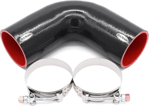 Vista 11 de Acoplador de codo de 90 grados de manguera de silicona de goma Taukealugs de 1 1/4 pulgadas (32 mm) para intercooler de refrigerante, entrada