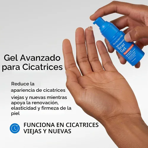Vista 4 de Nuvadermis Paquete de cuidado de cicatrices - Gel avanzado para cicatrices y cinta de silicona para cicatrices