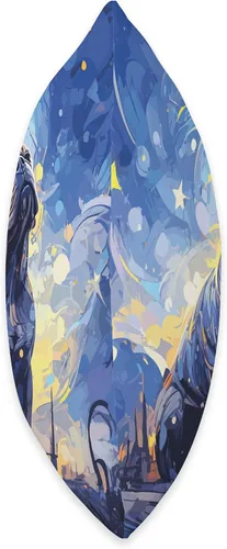 Vista 2 de American Bully Starry Night For Dog Lovers American Bully Starry Night Mom Dog Dad - Almohada de 16 x 16 pulgadas, multicolor