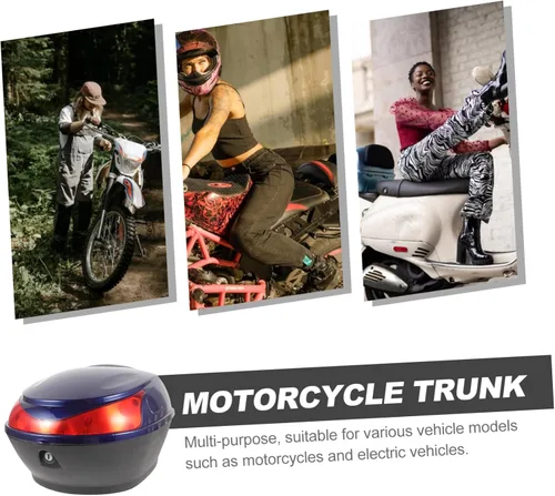Vista 3 de Vaguelly Tronco de coche eléctrico de motocicleta resistente a la intemperie fácil de instalar para scooter