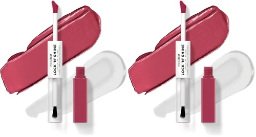Vista 6 de wet n wild Megalast Lock 'N' Shine Lip Color + Gloss Lipstick Affogato Dreams