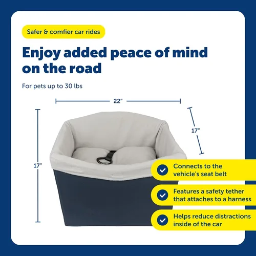 Vista 5 de PetSafe Asiento de seguridad para perros Happy Ride - Azul marino