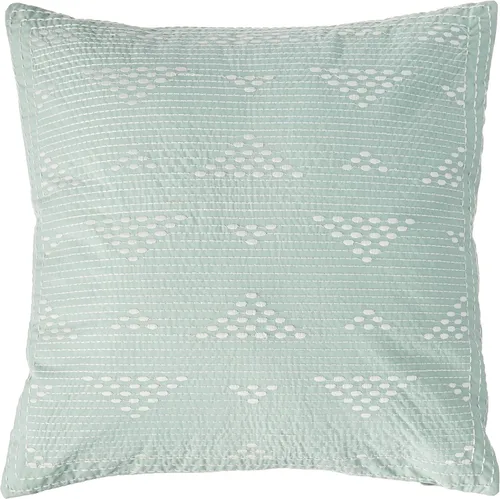Vista 7 de INK+IVY - Almohada decorativa Sofia, cuadrada, de algodón, moderna de mediados de siglo para sofá, cojín lumbar, soporte de espalda, 20 x 20