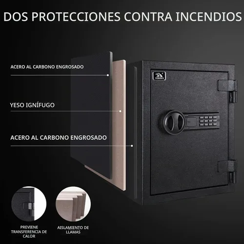 Vista 4 de Caja fuerte ignífuga pequeña TIGERKING