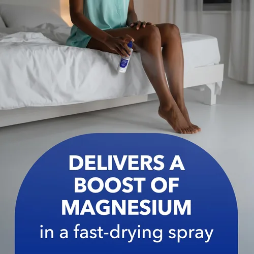 Vista 6 de Dr Teal's Spray tópico de magnesio con sal natural del mar muerto, sin fragancia, 8 onzas líquidas (paquete de 2)