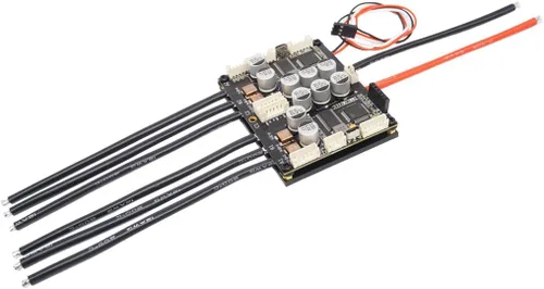 Vista 8 de FLIPSKY Dual FSESC 4.20 Plus (basado en ESC) con interruptor anti-parking Disipador de calor de aluminio anodizado integrado monopatín controlador