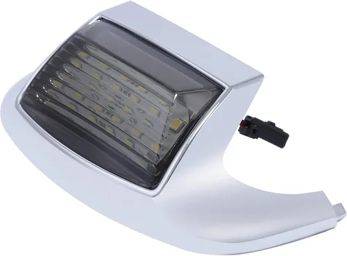 Vista 3 de TCT-MOTORPARTS Punta de guardabarros delantero Luz de humo Len se adapta a Harley Ultra Classic Electra Softail Glide