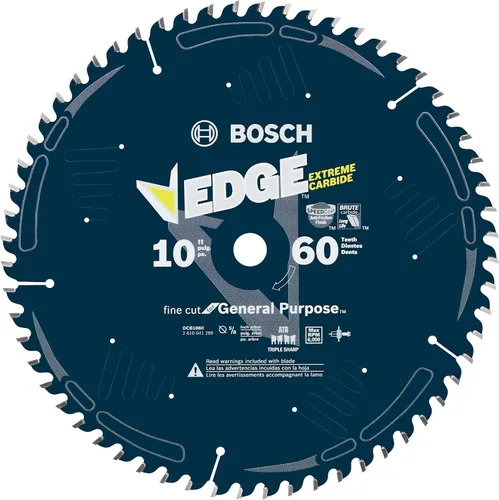 Vista 13 de BOSCH DCB760 - Hoja de sierra circular de 7-1/4 pulgadas con borde de 60 dientes para acabado extrafino