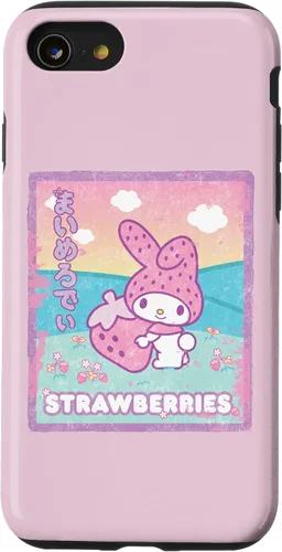 Vista 18 de Funda para iPhone 16 My Melody Strawberry Milk