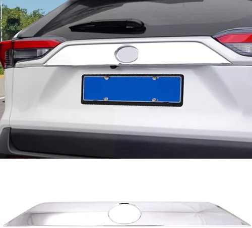 Vista 11 de Genericss 2019 2020 2021 2022 XA50 para RAV4 RAV 4 espejo retrovisor lateral de automóvil, accesorios a rayas, cubierta de moldura ABS cromado
