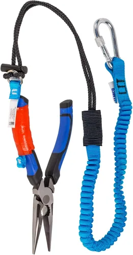 Vista 3 de Palmer Safety Cordón para herramientas con mosquetón individual y extremo de bucle ajustable, máxima resistencia de 15.0 libras, 52 pulgadas