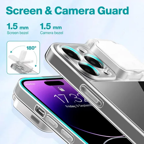 Vista 5 de Funda con luz para selfie para iPhone 13 Pro Max, con iluminación flash, funda para selfie, recargable, LED, compatible con transmisión en vivo