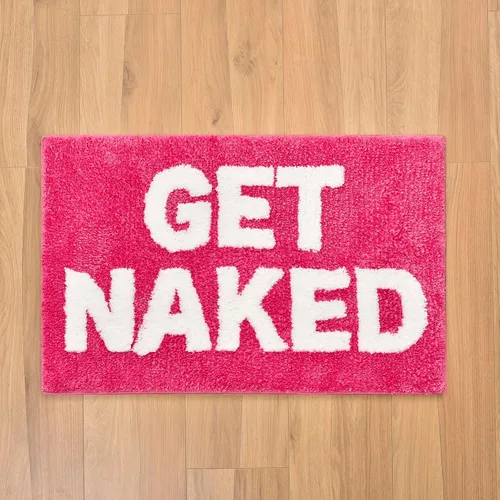Vista 15 de Get Naked - Alfombra de baño antideslizante, bonita alfombra de baño copetuda, alfombra de baño de microfibra lavable para interiores, para baño