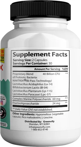 Vista 2 de Max for Gums and Teeth Health – 40 mil millones de UFC Probióticos orales avanzados, soporte para el aliento fresco, 60 cápsulas (paquete de 1)