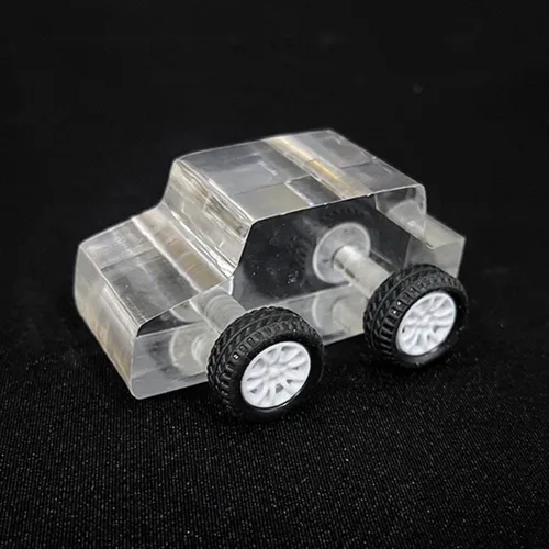 Vista 2 de blue-ther Coche Buggy Crystal Magic Trick Car Find The Chosen Card Prediction Magia Props Close Up Stage Gimmicks Comedia Accesorios