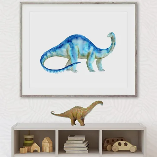 Vista 6 de Apatosaurio (Brontosaurio) Juguetes de dinosaurio Figura de dinosaurio modelo juguete para niños y niñas de 3 a 12 años de edad, tamaño grande