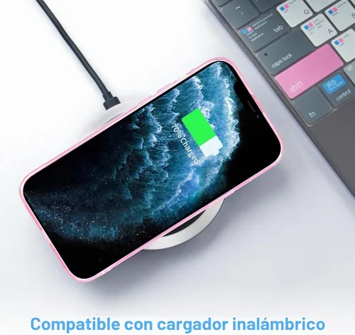 Vista 6 de JJGoo Funda transparente compatible con iPhone 11 Pro Max, transparente, suave, a prueba de golpes, delgada, delgada, antigolpes, color rosa