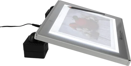Vista 3 de Acurit Upsyde - Elevadores angulares para tableros de dibujo, bloc de luz, tabletas de rastreo, discos de elevación apilables que sostienen