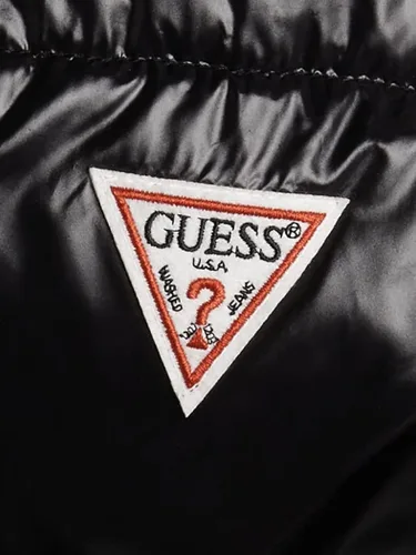 Vista 4 de GUESS Chaqueta acolchada de peso medio con capucha extraíble para hombre