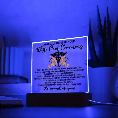 Vista 4 de Regalos de ceremonia de bata blanca para él, su nuevo médico, quiropráctico, farmacia dental médica, escuela de veterinaria, regalo de graduación