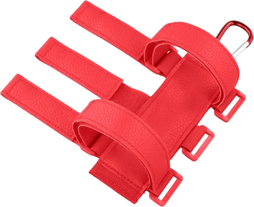 Vista 6 de Funda rígida verde azulado para JBL Charge 6/Charge 5 y paquete de soporte de altavoz ajustable rojo