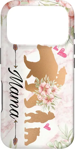 Vista 30 de Mama Bear & Cubs Design Phone Grip - Funda para iPhone 17 de 3 niños