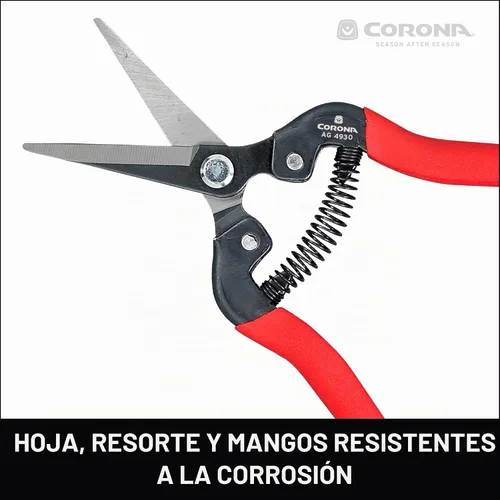 Vista 3 de Corona AG 4930 Tijera recta larga, Acero templado