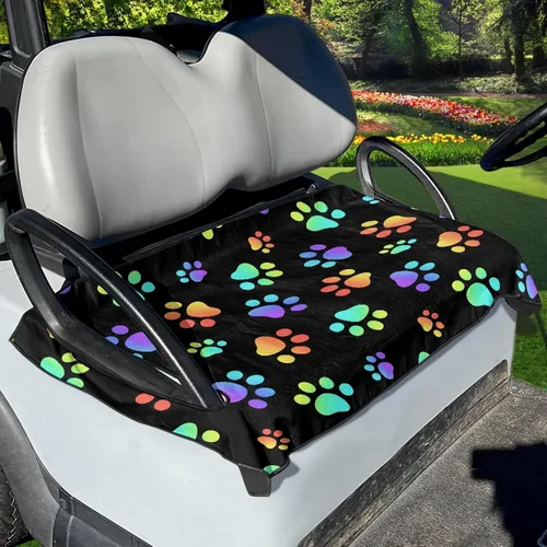 Vista 12 de Fundas de asiento de carrito de golf, mantas para carrito de golf, fundas de asiento de toalla para la mayoría de carritos de golf de 2 asientos