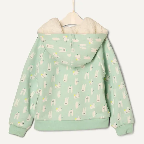 Vista 5 de Tienda Essentials x Sofia Grainge - Sudadera unisex con capucha y cremallera para niños pequeños y bebés