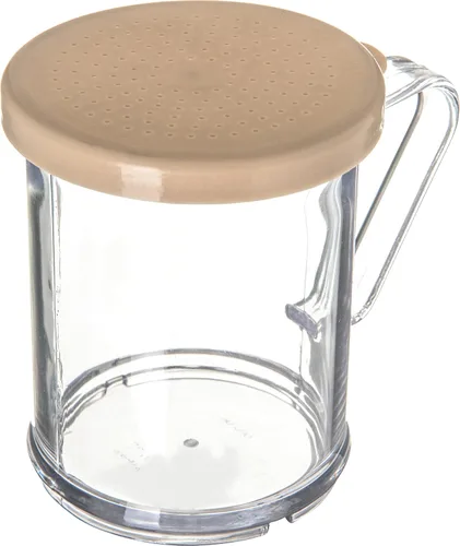 Vista 3 de Carlisle FoodService Products 427106 Tapa de polietileno para sal y pimienta solamente, 3.12 pulgadas de diámetro, color beige (caja de 12)