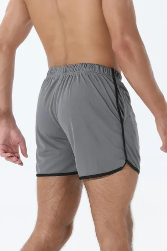 Vista 4 de Suwangi Pantalones cortos de correr para hombre, de 3 pulgadas, de secado rápido, para hombres, pantalones cortos deportivos de respiración